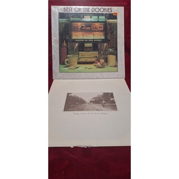 Original 1976 Best Of The Doobies- vinyl lp record- vg++ shrink bs 2978 nice - Picture 1 of 10